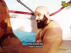 Busty Spanish Mature Slut Gets Her Tight Pussy Fucked On A Yacht - Gina Snake And Max Cortes