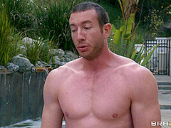 Pool Boy, Let Me Try Out Your Pole With Jordan Ash, Diana Doll - Brazzers