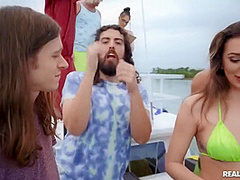 Brown-haired Bombshell Gets Anally Fucked On A Boat - Tiffany Watson And Conor Coxxx