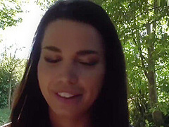 Gets Her Big Boobs For Cash
