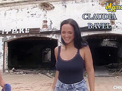 Alberto Blanco And Claudia Bavel - Risky Outdoor Sex And Cumshot Facial With Nympho Latina