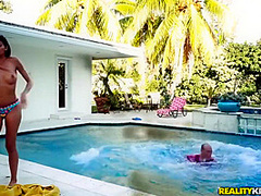 Tight Latina Housewife Squats On Monstrous Cock With Big Scrotum - Sean Lawless And Heather Vahn