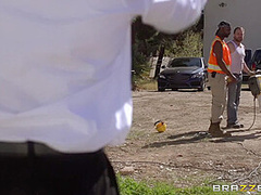 Jackhammering Richelle Ryan With Johnny Sins, Richelle Ryan - Brazzers