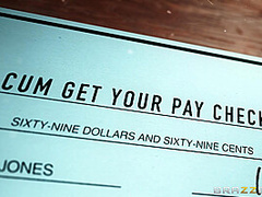 Cum Get Your Pay Check With Jessy Jones, Isis Love - Brazzers