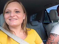 Sex-Parking-Lot! Lina Wants Sperm, Big-Ass Teen Fucked Without A Condom