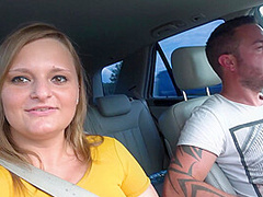 Sex-Parking-Lot! Lina Wants Sperm, Big-Ass Teen Fucked Without A Condom