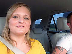 Sex-Parking-Lot! Lina Wants Sperm, Big-Ass Teen Fucked Without A Condom