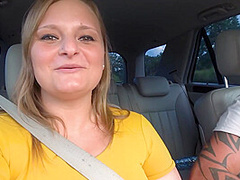 Sex-Parking-Lot! Lina Wants Sperm, Big-Ass Teen Fucked Without A Condom