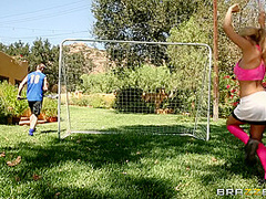 Busty Blonde's Ball Handling Lesson With Erik Everhard, Kayla Kayden - Brazzers