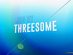 Jog By Threesome Pick Up With Xander Corvus, Sofi Ryan, Nina Diaz - Brazzers