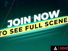 DEVILS FILM - Busty MILF Dee Williams Gives Titty Fuck While Her Naughty Stepdaughter Is Watching