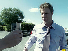 Brazzers Taxi Service With Levi Cash, Bridgette B - Brazzers