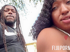 Amateur Wife Turned Anal Slut After Getting Her Petite Ass Hole Fuck Outside Husband Big