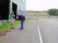 Danielle Soul - Blonde Russian Teen 18+ Takes A Big Cock Outdoors 11 Min