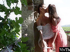 Viv Thomas And Alyssa Reece - Hot Lesbian Couple Cant Wait To Eat Each Others Pussy To Orgasm