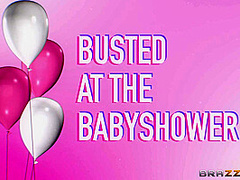 Busted At The Babyshower With Keiran Lee, Kendall Kayden - Brazzers