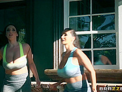 Chasing That Big D With Bridgette B, Ava Addams, Angela White, Keiran Lee - Brazzers