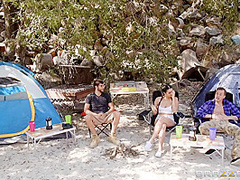 In Tents Fucking: Part 2 With Jessy Jones, Karlee Grey, Jojo Kiss - Brazzers