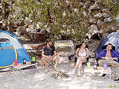 In Tents Fucking: Part 2 With Jessy Jones, Karlee Grey, Jojo Kiss - Brazzers