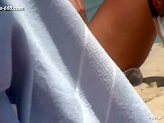 peeping Naturist Beach.47