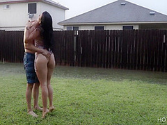 Romantic Sex Under The Rain In Texas (the Neighbors Saw Us With Jolla Pr
