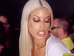 Shameless Milf Slut Rides Huge Cock In The Public Cinema! With Bridgette B And Sean Lawless