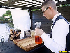 Seduces Handsome Waiter For Hardcore Fuck With Tyler Steel And Tiffany Rain