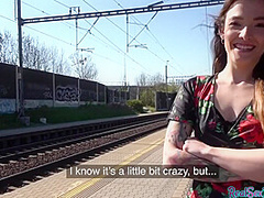 Inked Eurobabe Pulled And Fucked Before Blowing Dick In Pov