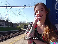 Inked Eurobabe Pulled And Fucked Before Blowing Dick In Pov