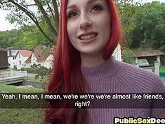 Pickedup redhead slut doggystyled in POV