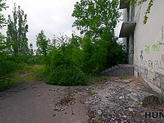 HUNT4K. Slutty brunette enjoys a passionate anal fuck with a stranger