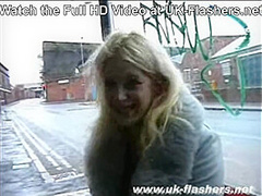 Cherry Pip Flashing those Huge Saggy Knockers Throughout London for UK-Flashers