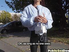 POV pulled skinny amateur fucked outdoor