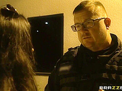 Keiran Lee, Danny D And Diamond Foxxx In Deep Cover...deeper Throat