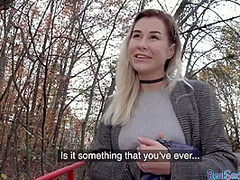 European Babe Pickedup For Blowjob And Pussyfucking