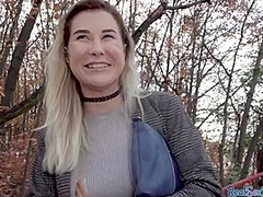 European Babe Pickedup For Blowjob And Pussyfucking