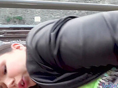 Czech Babe Publicly Pov Fucked Outdoor ***after Casting