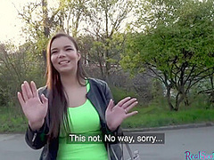 Czech Babe Publicly Pov Fucked Outdoor ***after Casting