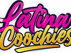 Latina Kim Beltran's poolside big tits and dildo fuck show