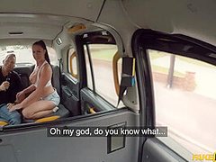 Squirter Rammed On Top Of A Taxi With Texas Patti