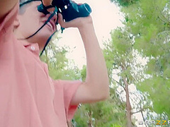 Horny Big Breasted Milf Getting Popped Outside - Jordi Polla, Cherie Deville And Jordi El Nino Polla