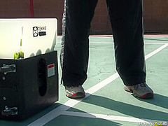 Playing With My Tennis Balls With Jordan Ash, Yurizan Beltran - Brazzers