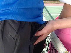 Playing With My Tennis Balls With Jordan Ash, Yurizan Beltran - Brazzers