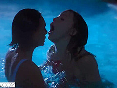 Janice Griffith, Tori Black And Black Ivy - Sneak Into Backyard To Fuck