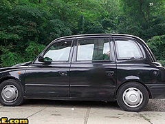 Inked 21yo Cab Bae Deepthroating In Taxi Before Pussyfuck