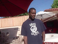 Wannabe Star Gets Big Black Cock - Interracial