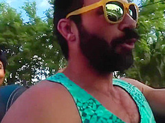 Charles Dera In Two Busty Babes Meet A Guy In The Car And Fucking Him