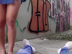 Czech Bj Babe Pov Fucked Outdoor For Money After Casting