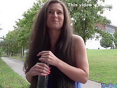 Czech Bj Babe Pov Fucked Outdoor For Money After Casting