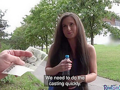 Czech Bj Babe Pov Fucked Outdoor For Money After Casting